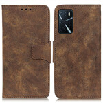 Housse Oppo A16 / A16s Cuir Fendu Vintage Housse Oppo A16 / A16s Cuir Fendu Vintage