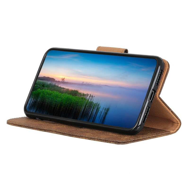 Housse Oppo A16 / A16s Cuir Fendu Vintage Housse Oppo A16 / A16s Cuir Fendu Vintage