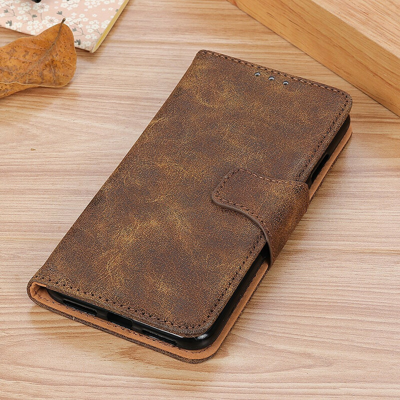 Housse Oppo A16 / A16s Cuir Fendu Vintage Housse Oppo A16 / A16s Cuir Fendu Vintage