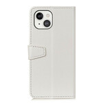 Housse iPhone 13 Effet Cuir Brillant Simple Housse iPhone 13 Effet Cuir Brillant Simple