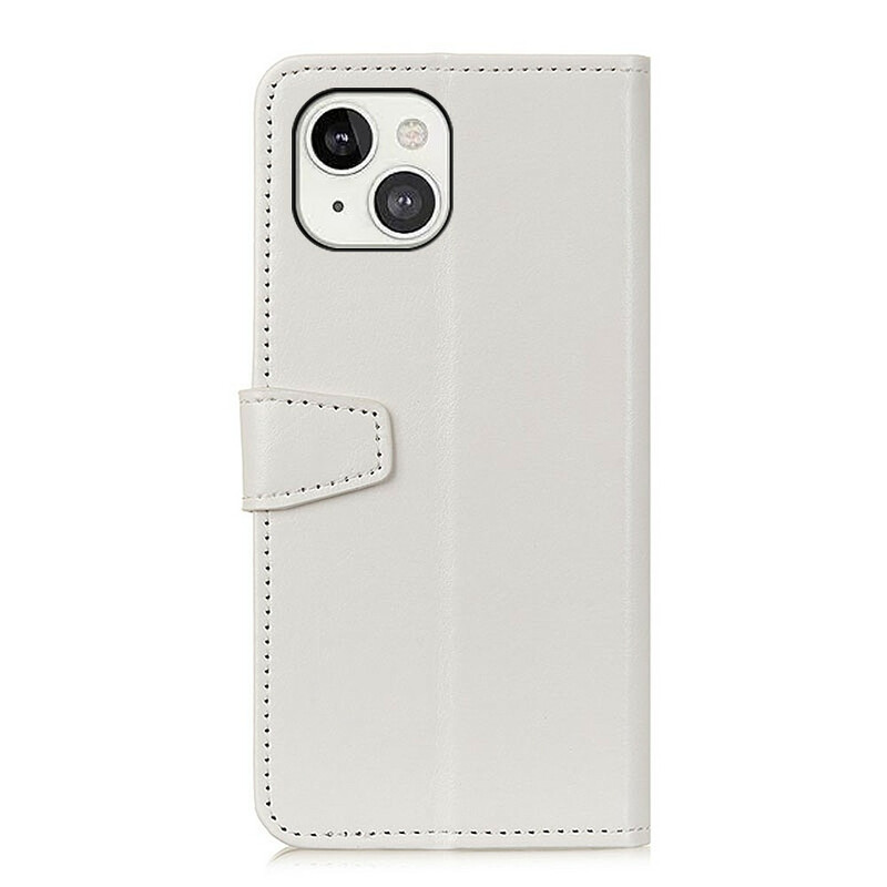 Housse iPhone 13 Effet Cuir Brillant Simple Housse iPhone 13 Effet Cuir Brillant Simple