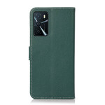 Housse Oppo A16 / A16s Effet Cuir Litchi Coutures Housse Oppo A16 / A16s Effet Cuir Litchi Coutures