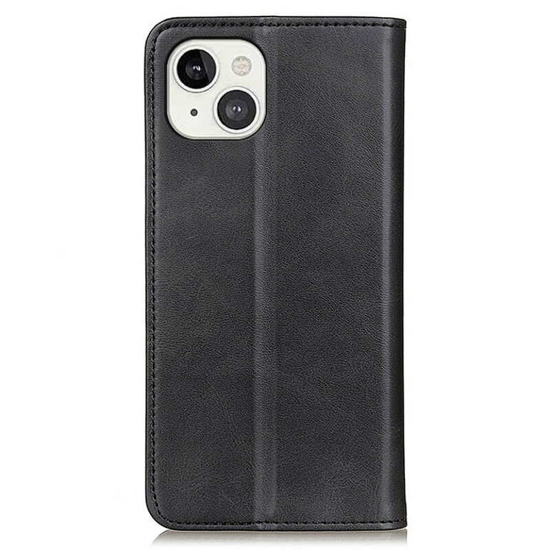 Flip Cover iPhone 13 Cuir Litchi Fendu Flip Cover iPhone 13 Cuir Litchi Fendu