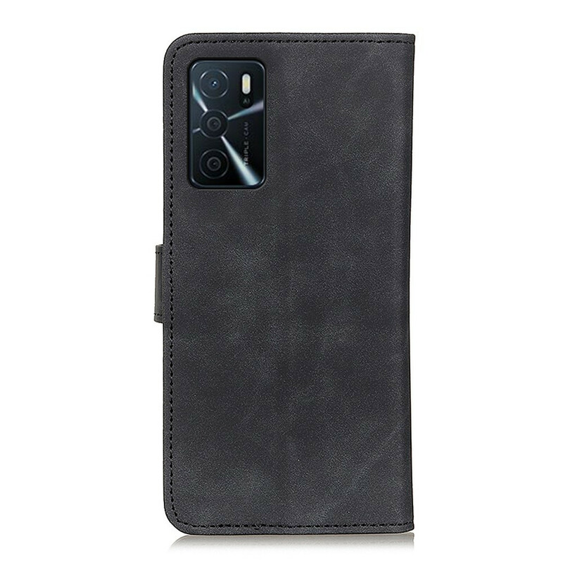 Housse Oppo A16 / A16s Mate Effet Cuir Vintage KHAZNEH Housse Oppo A16 / A16s Mate Effet Cuir Vintage KHAZNEH
