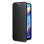 Flip Cover Oppo A16 / A16s Silicone Carbone Coloré Flip Cover Oppo A16 / A16s Silicone Carbone Coloré
