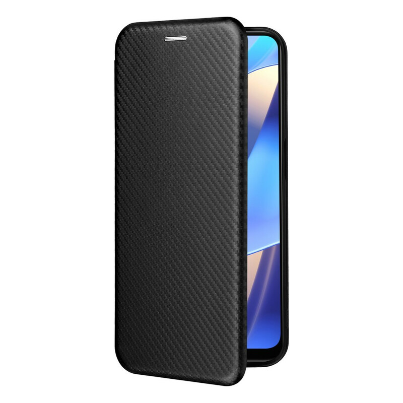 Flip Cover Oppo A16 / A16s Silicone Carbone Coloré Flip Cover Oppo A16 / A16s Silicone Carbone Coloré