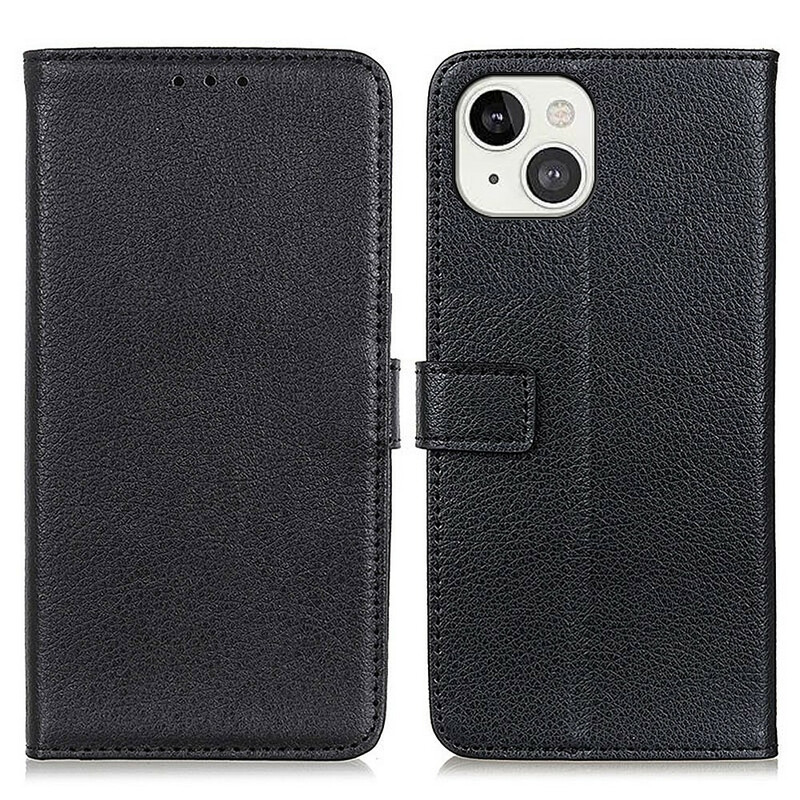 Housse iPhone 13 Simili Cuir Litchi Premium Housse iPhone 13 Simili Cuir Litchi Premium