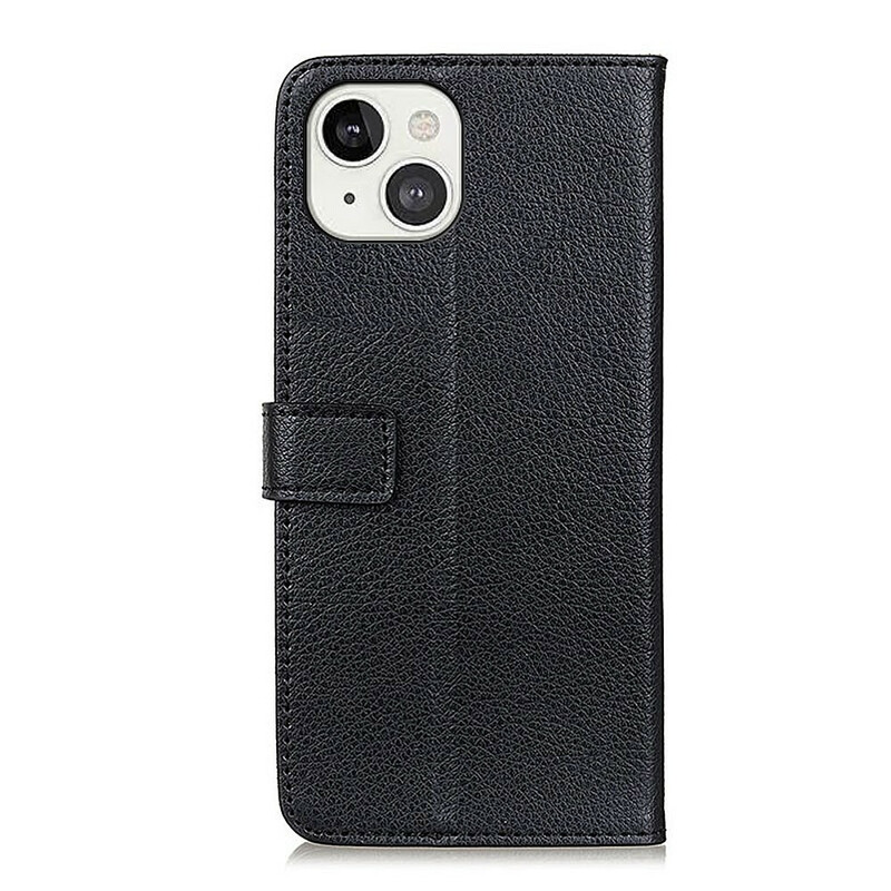 Housse iPhone 13 Simili Cuir Litchi Premium Housse iPhone 13 Simili Cuir Litchi Premium
