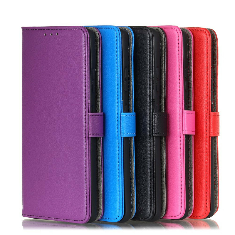 Housse iPhone 13 Simili Cuir Litchi Premium Housse iPhone 13 Simili Cuir Litchi Premium