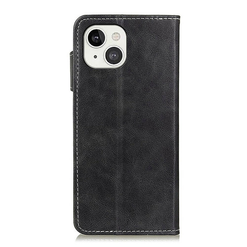 Housse iPhone 13 Artistique Couture Bouton Housse iPhone 13 Artistique Couture Bouton