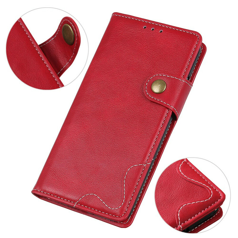 Housse iPhone 13 Artistique Couture Bouton Housse iPhone 13 Artistique Couture Bouton