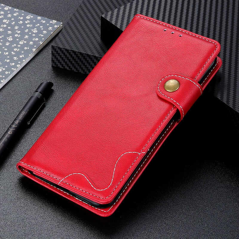 Housse iPhone 13 Artistique Couture Bouton Housse iPhone 13 Artistique Couture Bouton