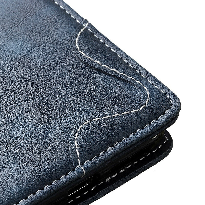 Housse iPhone 13 Artistique Couture Bouton Housse iPhone 13 Artistique Couture Bouton