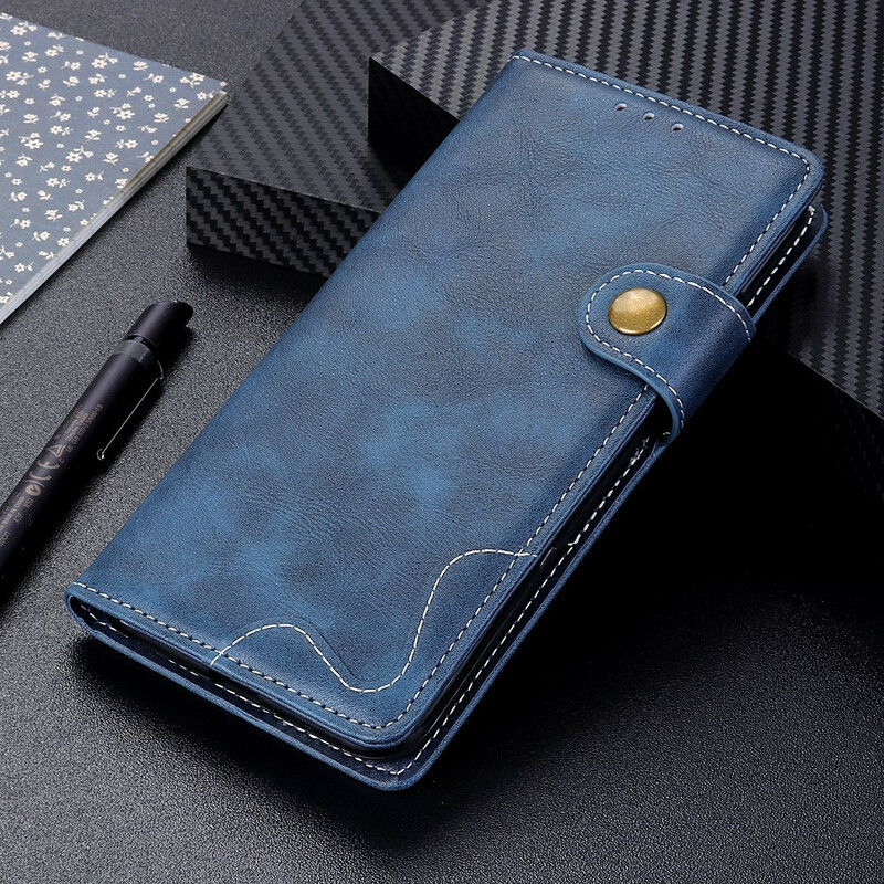 Housse iPhone 13 Artistique Couture Bouton Housse iPhone 13 Artistique Couture Bouton