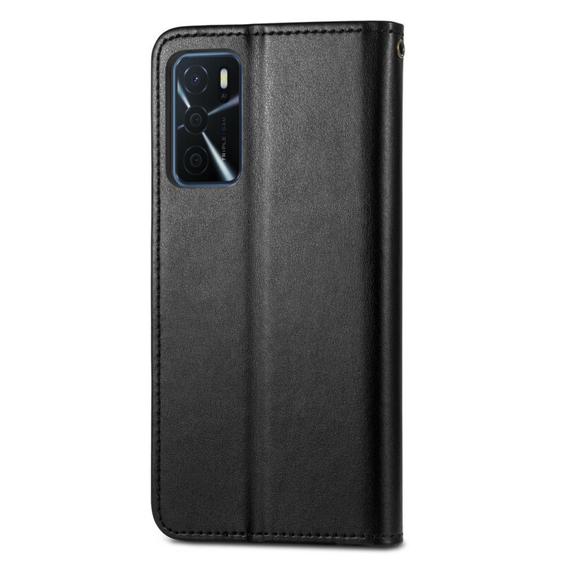 Housse Oppo A16 / A16s Simili Cuir et Fermoir Vintage Housse Oppo A16 / A16s Simili Cuir et Fermoir Vintage