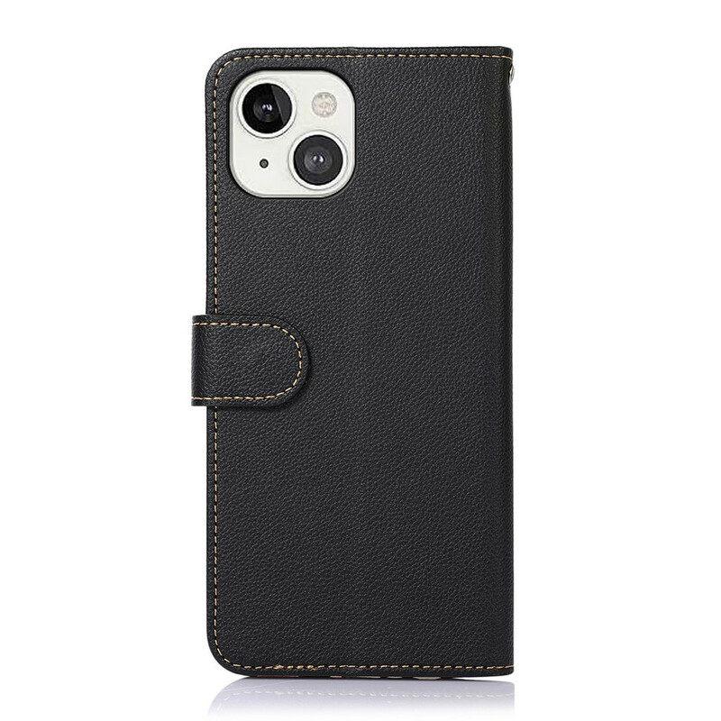 Housse iPhone 13 Style Litchi RFID KHAZNEH Housse iPhone 13 Style Litchi RFID KHAZNEH