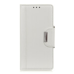 Housse iPhone 13 Simili Cuir Mat Fermoir Argenté Housse iPhone 13 Simili Cuir Mat Fermoir Argenté