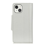 Housse iPhone 13 Simili Cuir Mat Fermoir Argenté Housse iPhone 13 Simili Cuir Mat Fermoir Argenté