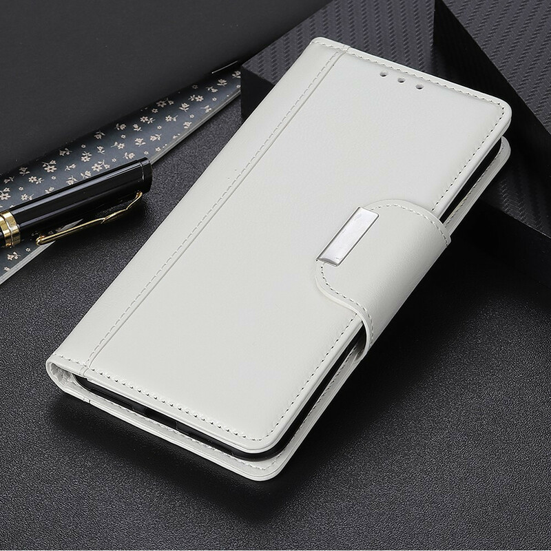 Housse iPhone 13 Simili Cuir Mat Fermoir Argenté Housse iPhone 13 Simili Cuir Mat Fermoir Argenté