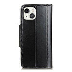 Housse iPhone 13 Simili Cuir Fermoir Argenté Housse iPhone 13 Simili Cuir Fermoir Argenté