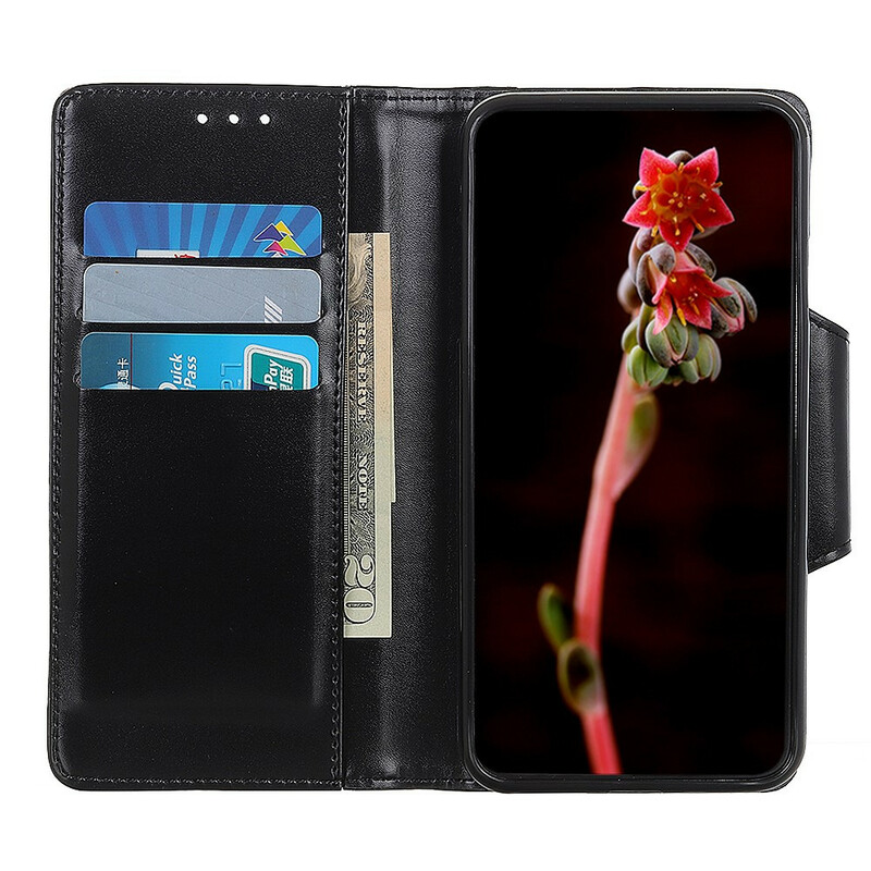 Housse iPhone 13 Simili Cuir Fermoir Argenté Housse iPhone 13 Simili Cuir Fermoir Argenté