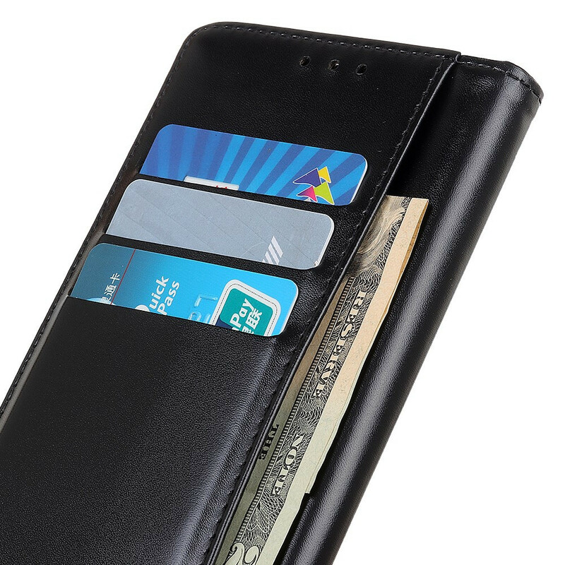 Housse iPhone 13 Simili Cuir Fermoir Argenté Housse iPhone 13 Simili Cuir Fermoir Argenté