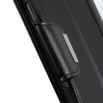 Housse iPhone 13 Simili Cuir Fermoir Argenté Housse iPhone 13 Simili Cuir Fermoir Argenté