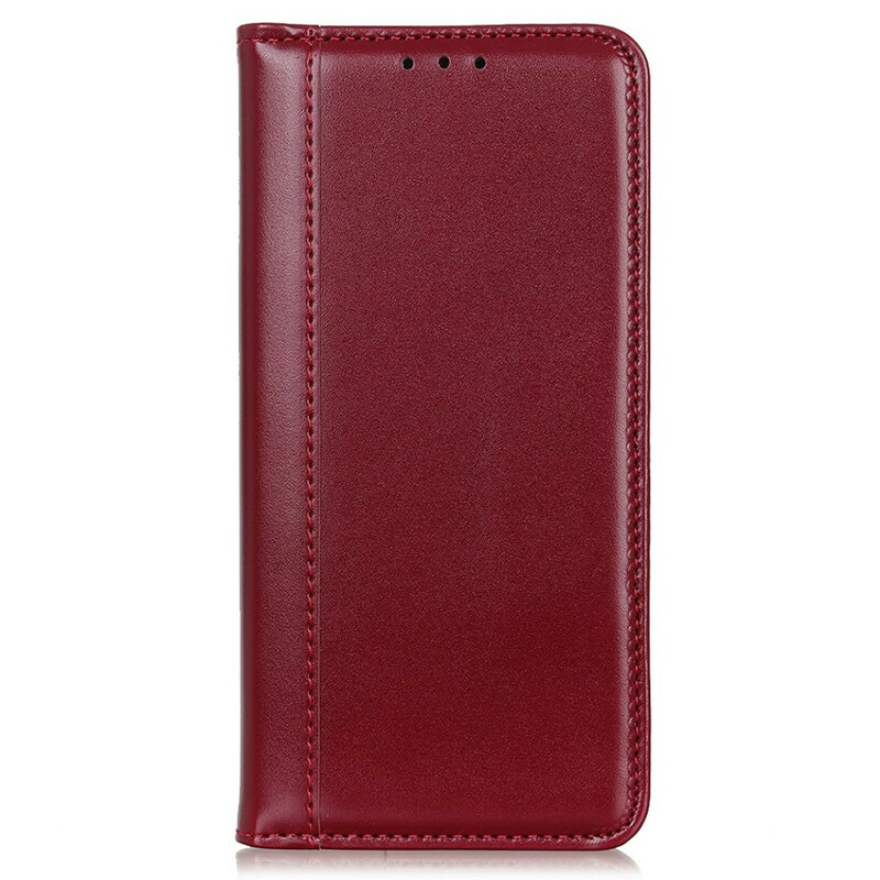 Flip Cover iPhone 13 Cuir Fendu Brillant Flip Cover iPhone 13 Cuir Fendu Brillant