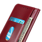 Flip Cover iPhone 13 Cuir Fendu Brillant Flip Cover iPhone 13 Cuir Fendu Brillant
