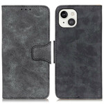 Housse iPhone 13 Cuir Fendu Vintage Housse iPhone 13 Cuir Fendu Vintage