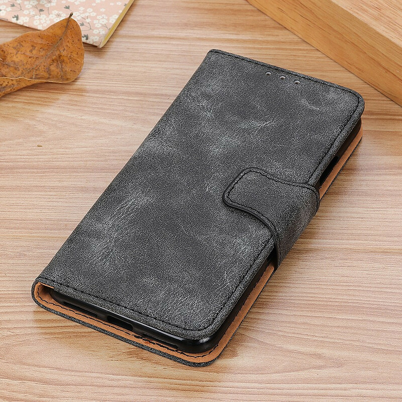 Housse iPhone 13 Cuir Fendu Vintage Housse iPhone 13 Cuir Fendu Vintage