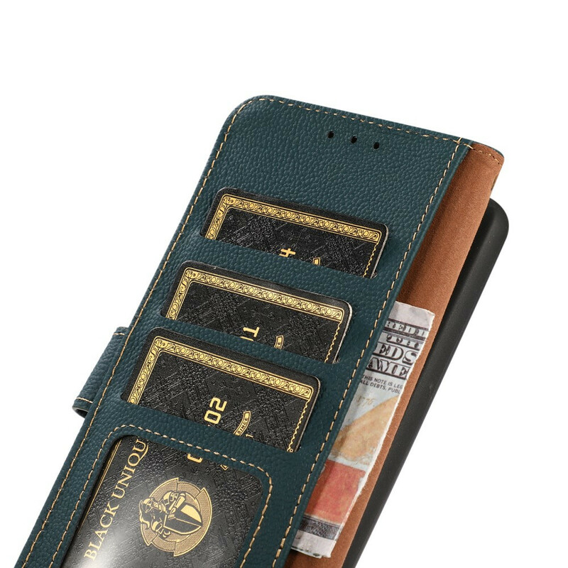 Housse iPhone 13 Cuir Véritable KHAZNEH RFID Housse iPhone 13 Cuir Véritable KHAZNEH RFID