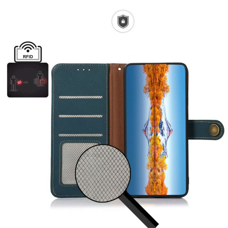 Housse iPhone 13 Cuir Véritable KHAZNEH RFID Housse iPhone 13 Cuir Véritable KHAZNEH RFID