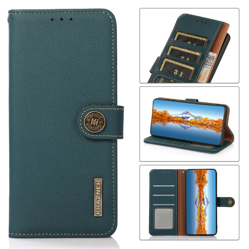 Housse iPhone 13 Cuir Véritable KHAZNEH RFID Housse iPhone 13 Cuir Véritable KHAZNEH RFID