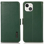 Housse iPhone 13 Cuir Véritable Litchi KHAZNEH Housse iPhone 13 Cuir Véritable Litchi KHAZNEH