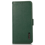 Housse iPhone 13 Cuir Véritable Litchi KHAZNEH Housse iPhone 13 Cuir Véritable Litchi KHAZNEH