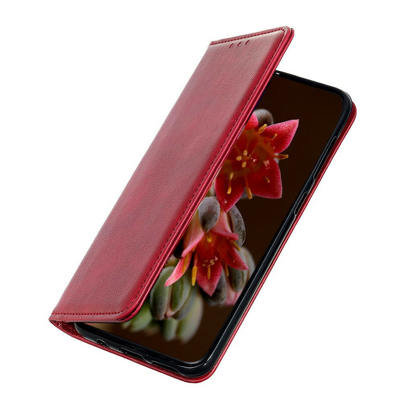 Flip Cover iPhone 13 Cuir Litchi Fendu Flip Cover iPhone 13 Cuir Litchi Fendu
