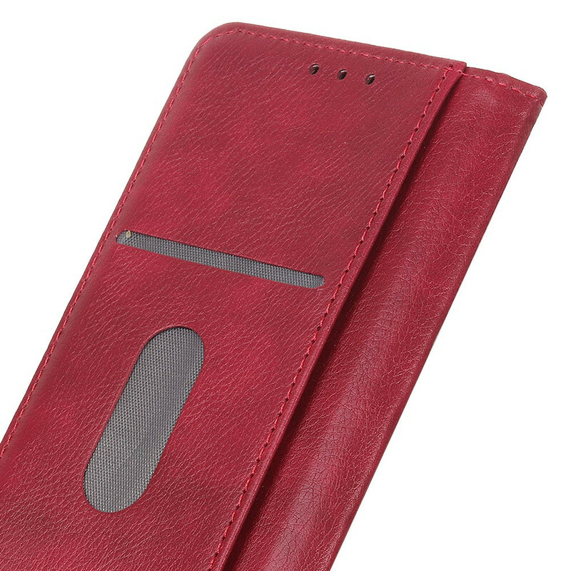 Flip Cover iPhone 13 Cuir Litchi Fendu Flip Cover iPhone 13 Cuir Litchi Fendu