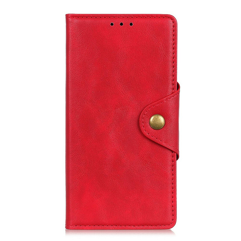 Housse iPhone 13 Simili Cuir Bouton Housse iPhone 13 Simili Cuir Bouton