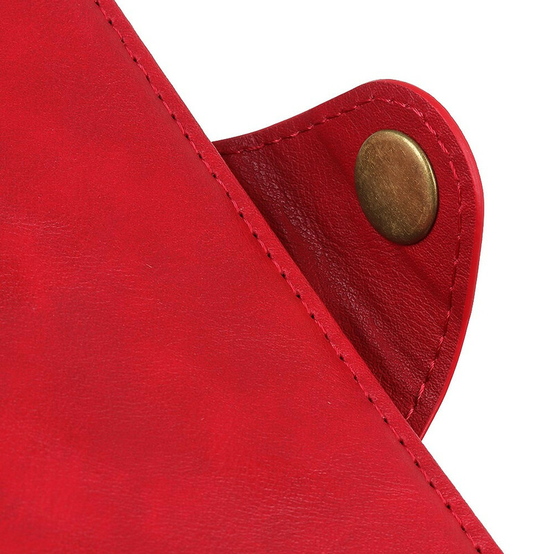 Housse iPhone 13 Simili Cuir Bouton Housse iPhone 13 Simili Cuir Bouton