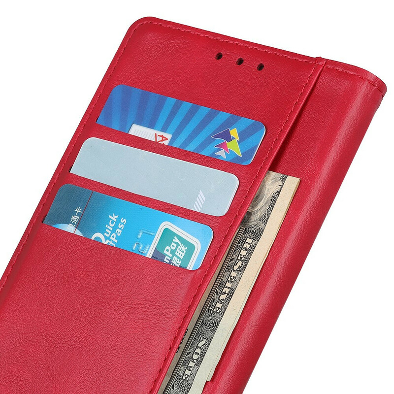 Housse iPhone 13 Simili Cuir Bouton Housse iPhone 13 Simili Cuir Bouton