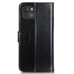 Housse iPhone 13 Effet Cuir Tricolore Housse iPhone 13 Effet Cuir Tricolore