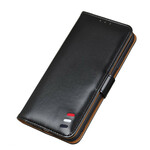 Housse iPhone 13 Effet Cuir Tricolore Housse iPhone 13 Effet Cuir Tricolore