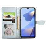 Housse Oppo A16 / A16s Feuilles Tribales Housse Oppo A16 / A16s Feuilles Tribales
