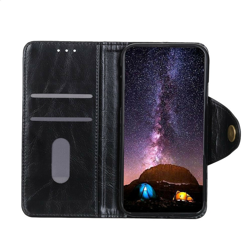 Housse iPhone 13 Simili Cuir Brillant KHAZNEH Housse iPhone 13 Simili Cuir Brillant KHAZNEH