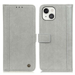 Housse iPhone 13 Simili Cuir Style Rhinocéros Housse iPhone 13 Simili Cuir Style Rhinocéros