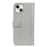 Housse iPhone 13 Simili Cuir Style Rhinocéros Housse iPhone 13 Simili Cuir Style Rhinocéros