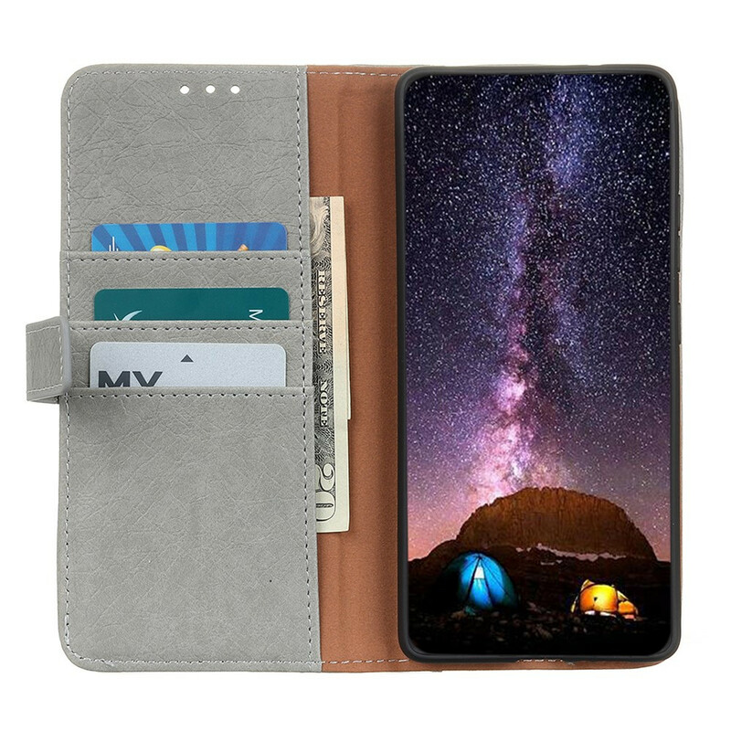 Housse iPhone 13 Simili Cuir Style Rhinocéros Housse iPhone 13 Simili Cuir Style Rhinocéros