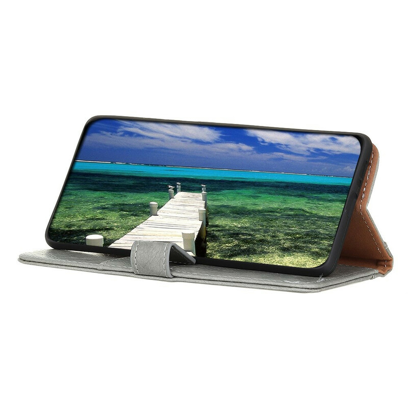 Housse iPhone 13 Simili Cuir Style Rhinocéros Housse iPhone 13 Simili Cuir Style Rhinocéros