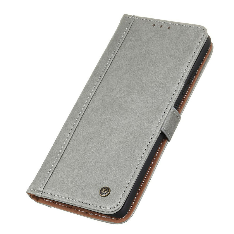 Housse iPhone 13 Simili Cuir Style Rhinocéros Housse iPhone 13 Simili Cuir Style Rhinocéros